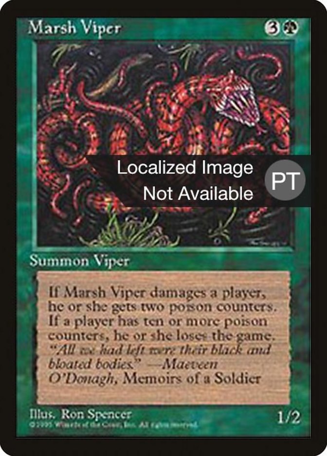 Marsh Viper [Fourth Edition (Foreign Black Border)] | Game Grid - Logan