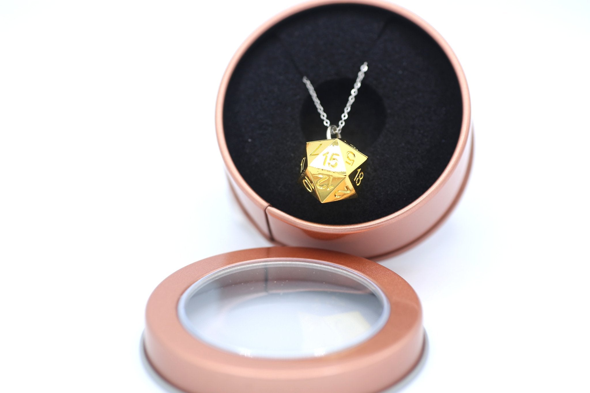 D20 Necklace: Gold | Game Grid - Logan
