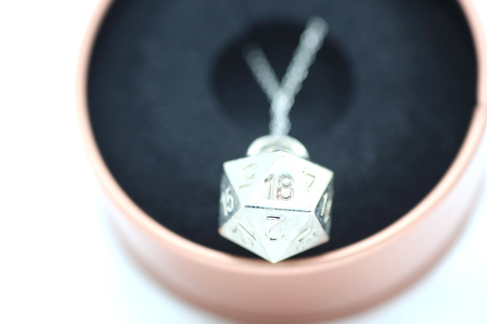 D20 Necklace: Silver | Game Grid - Logan