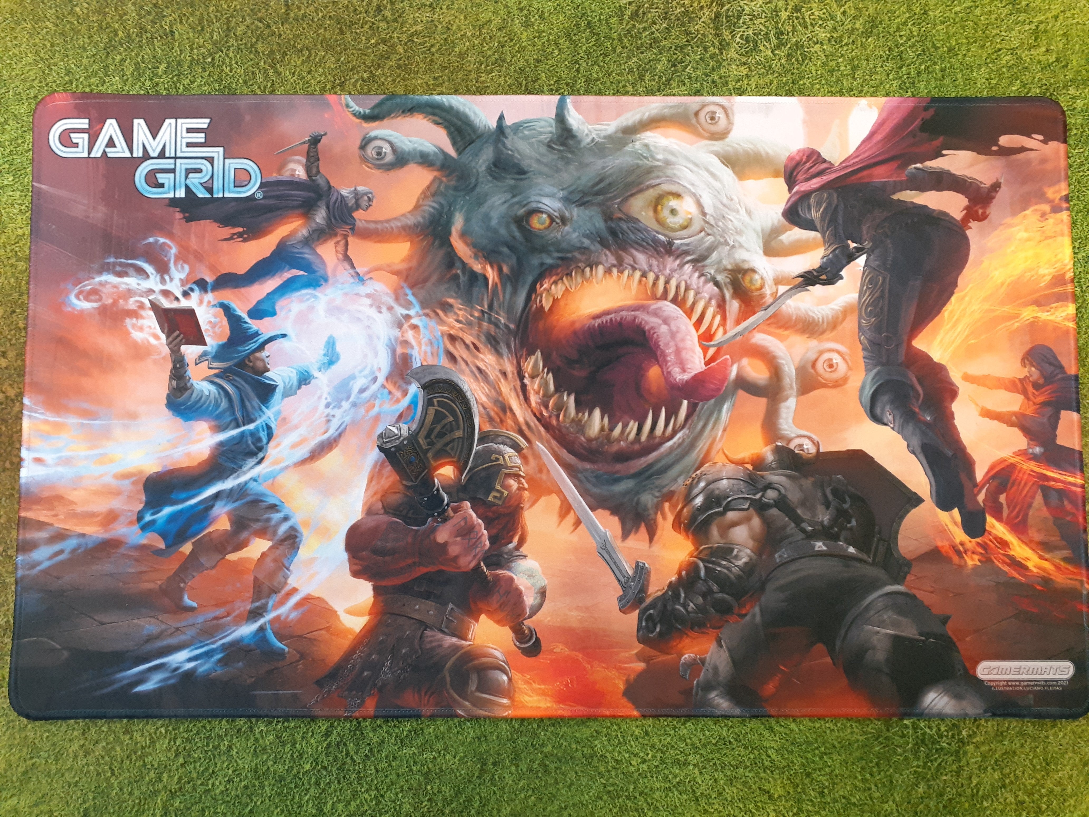 Game Grid Playmat - Forgotten Realms Pre-Release Mats (Standard Size) | Game Grid - Logan