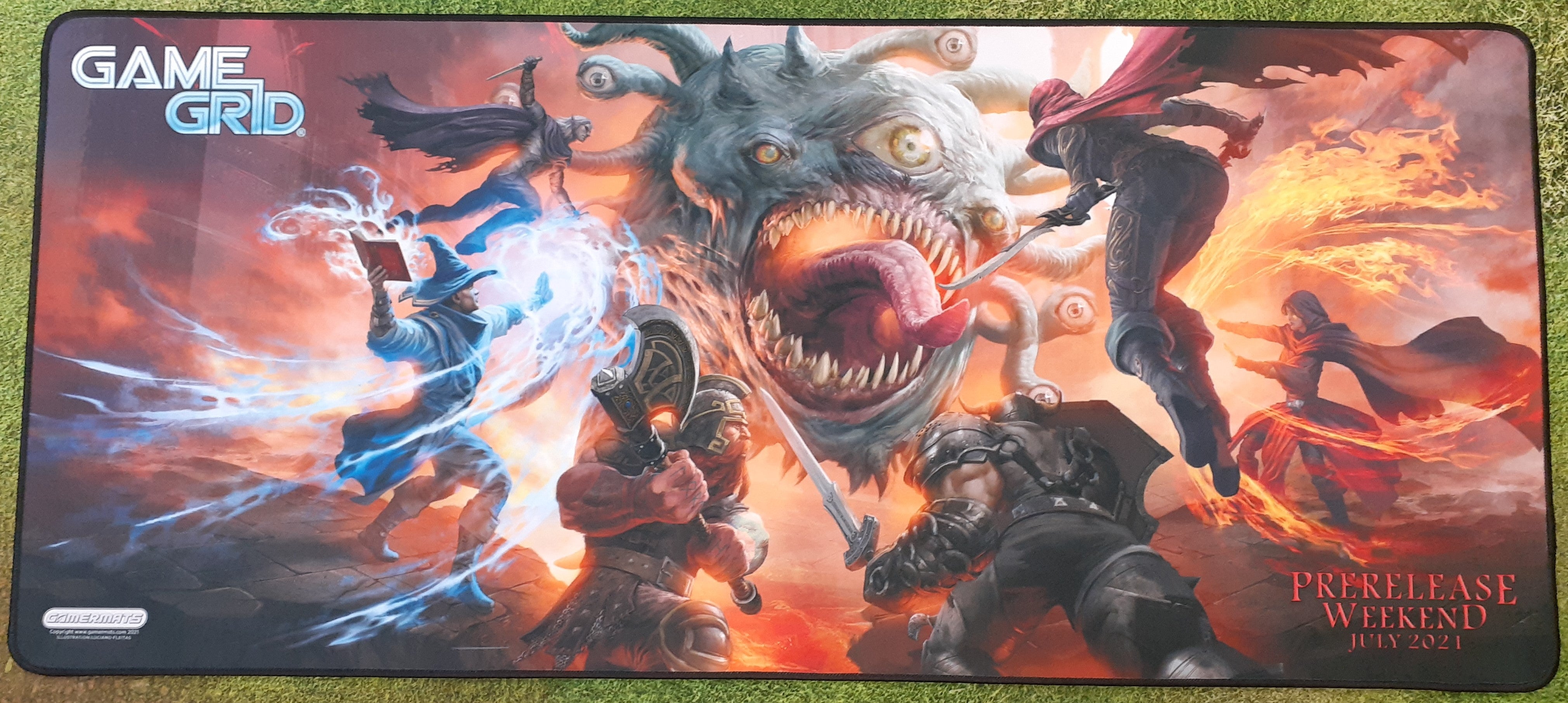 Game Grid Playmat - Forgotten Realms Pre-Release Mats (Long Size) | Game Grid - Logan