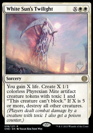 White Sun's Twilight (Promo Pack) [Phyrexia: All Will Be One Promos] | Game Grid - Logan