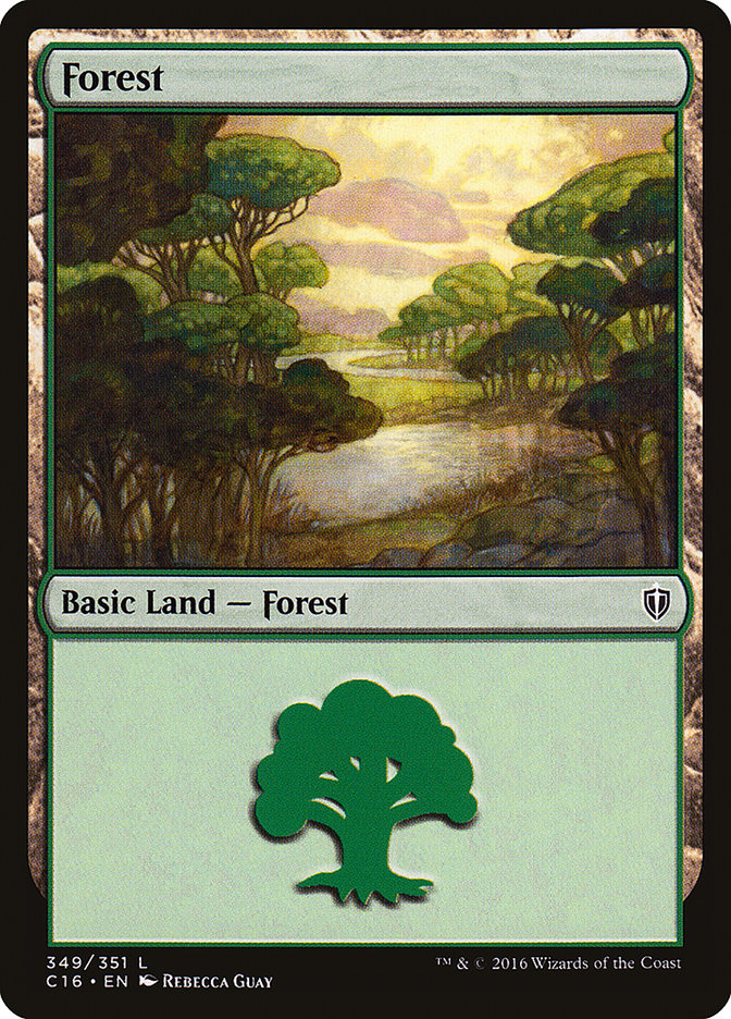 Forest (349) [Commander 2016] | Game Grid - Logan
