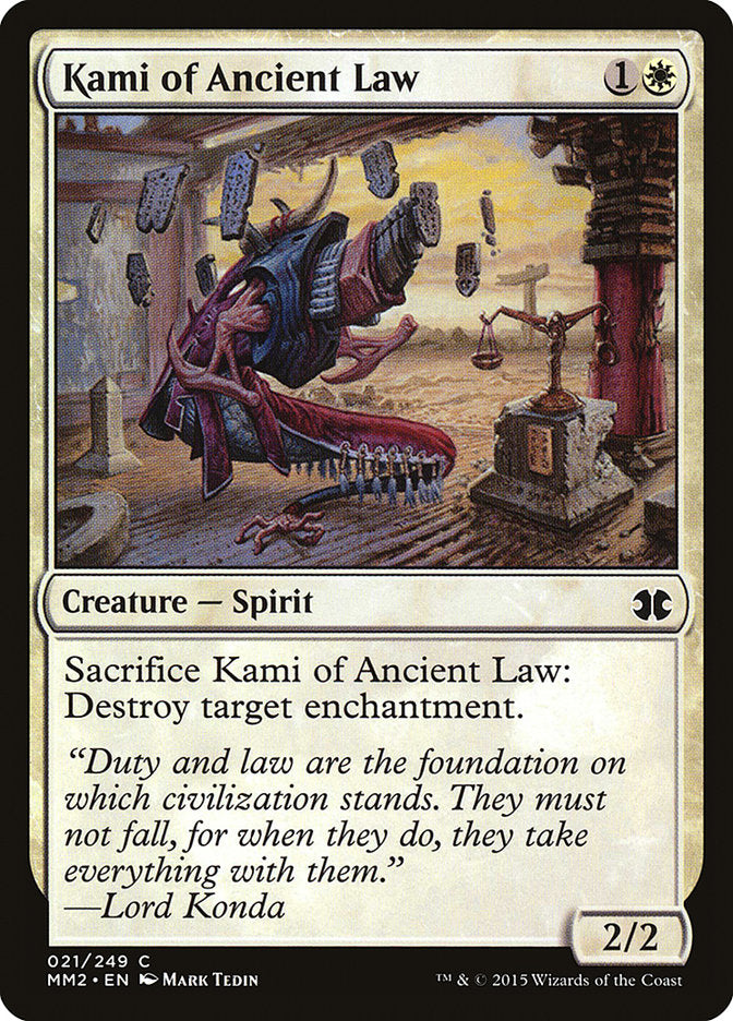 Kami of Ancient Law [Modern Masters 2015] | Game Grid - Logan