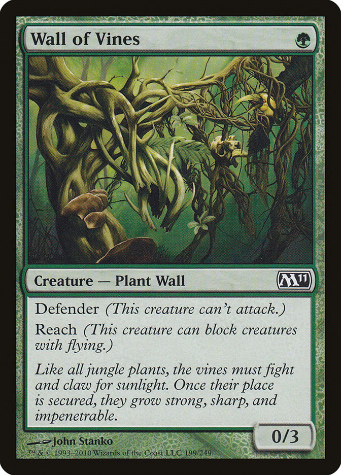 Wall of Vines [Magic 2011] | Game Grid - Logan