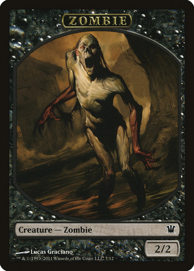 Zombie Token (7/12) [Innistrad Tokens] | Game Grid - Logan