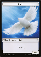 Bird // Cat Double-Sided Token [Phyrexia: All Will Be One Commander Tokens] | Game Grid - Logan