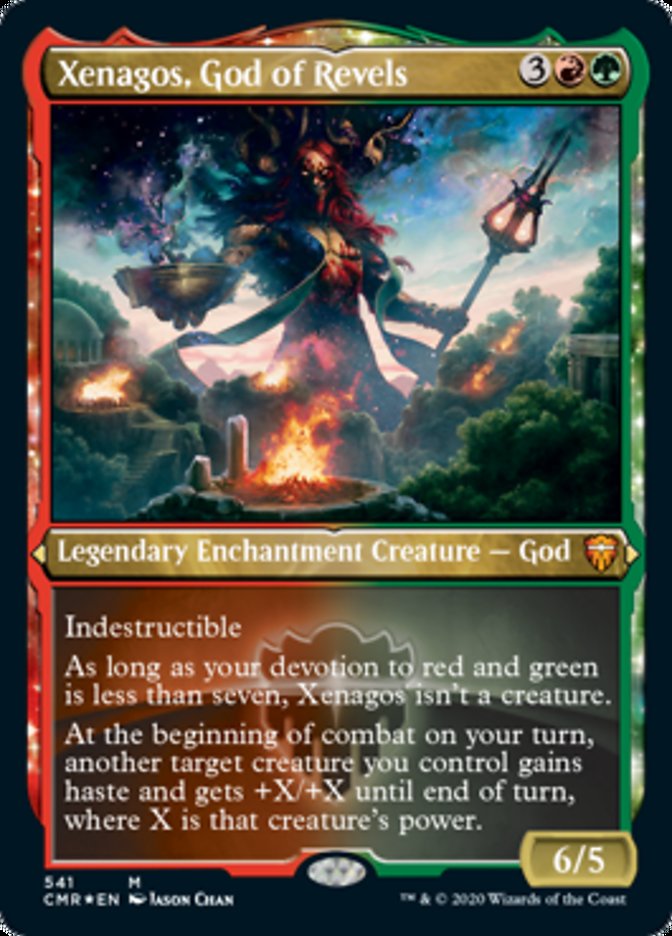 Xenagos, God of Revels (Etched) [Commander Legends] | Game Grid - Logan