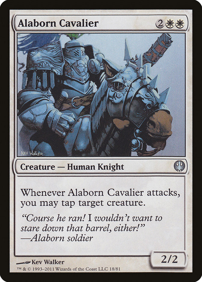 Alaborn Cavalier [Duel Decks: Knights vs. Dragons] | Game Grid - Logan