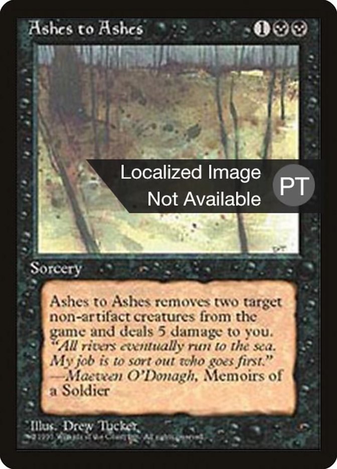 Ashes to Ashes [Fourth Edition (Foreign Black Border)] | Game Grid - Logan