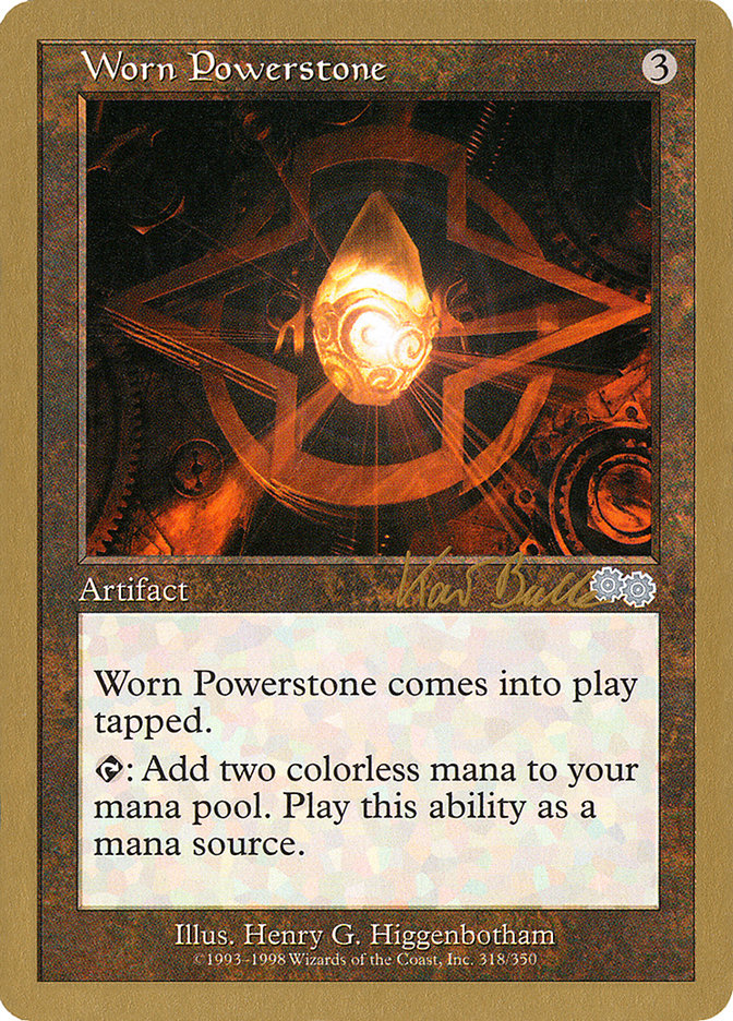 Worn Powerstone (Kai Budde) [World Championship Decks 1999] | Game Grid - Logan