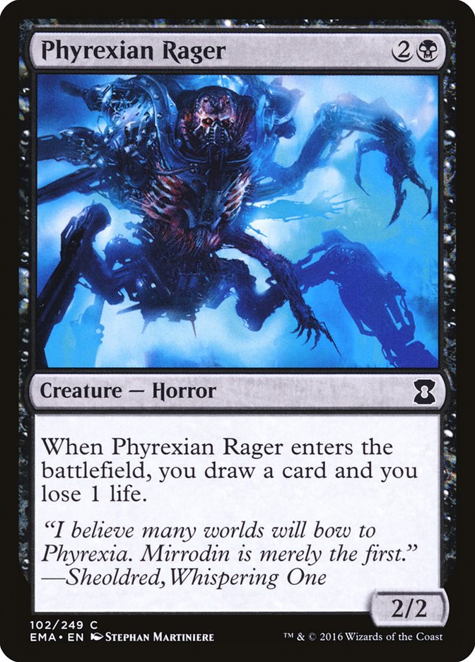 Phyrexian Rager [Eternal Masters] | Game Grid - Logan