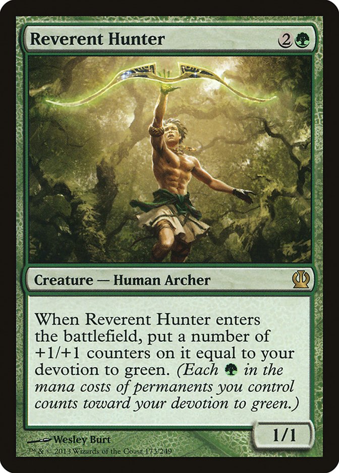 Reverent Hunter [Theros] | Game Grid - Logan