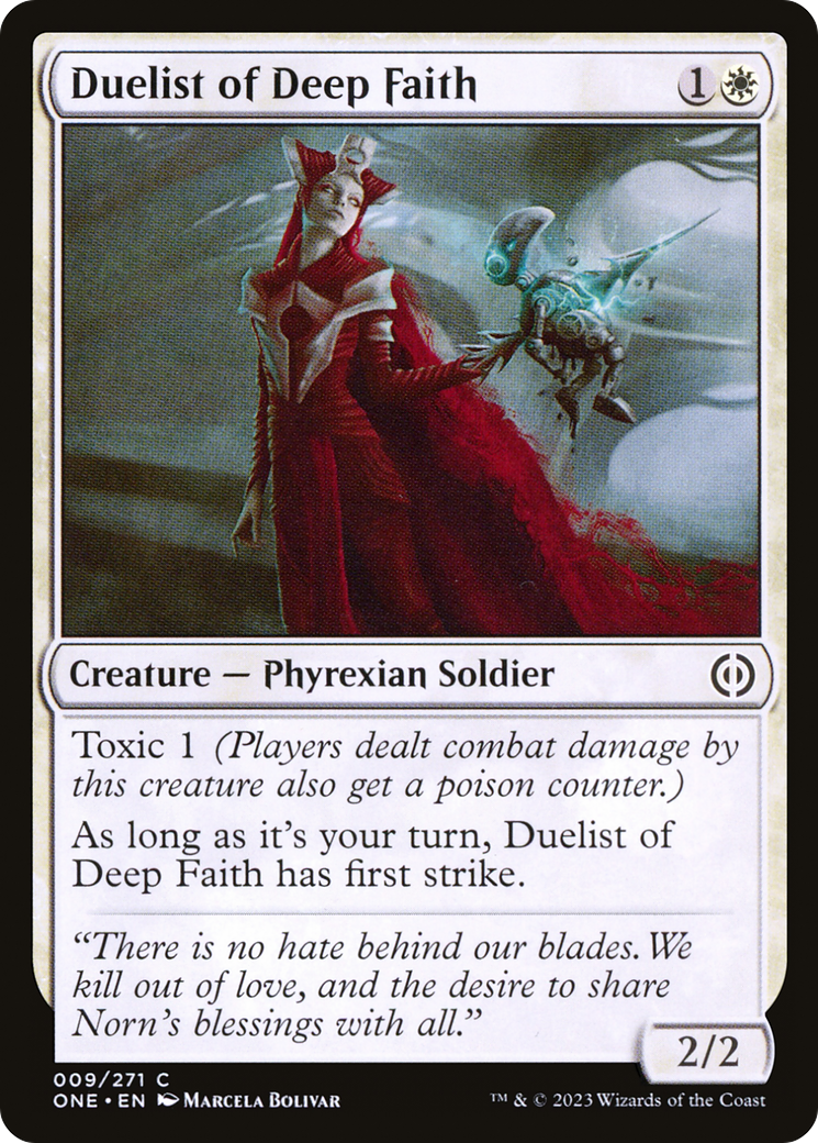 Duelist of Deep Faith [Phyrexia: All Will Be One] | Game Grid - Logan