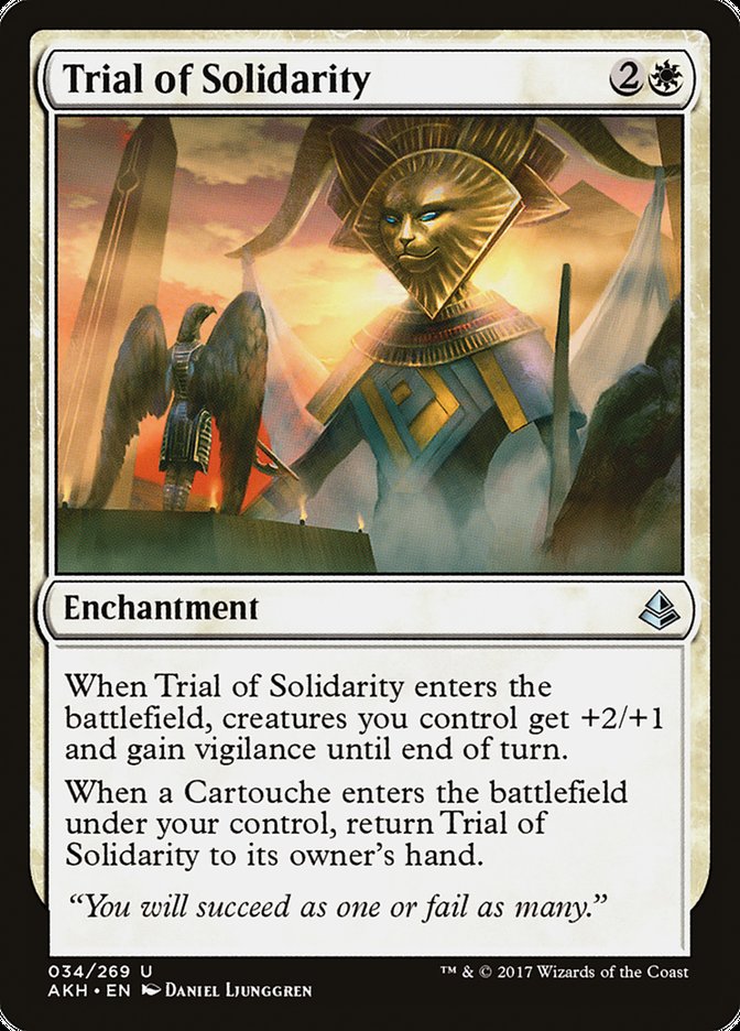 Trial of Solidarity [Amonkhet] | Game Grid - Logan