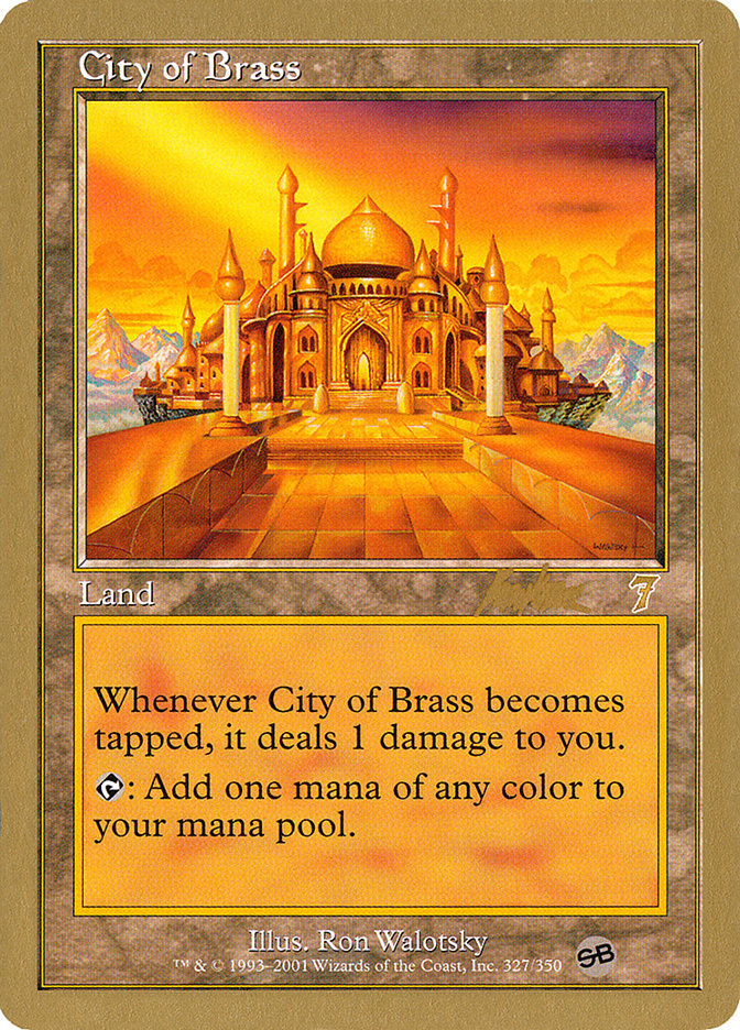 City of Brass (Brian Kibler) (SB) [World Championship Decks 2002] | Game Grid - Logan