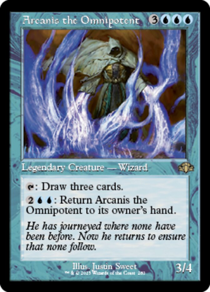 Arcanis the Omnipotent (Retro) [Dominaria Remastered] | Game Grid - Logan