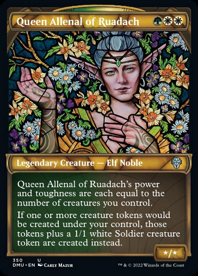 Queen Allenal of Ruadach (Showcase Textured) [Dominaria United] | Game Grid - Logan