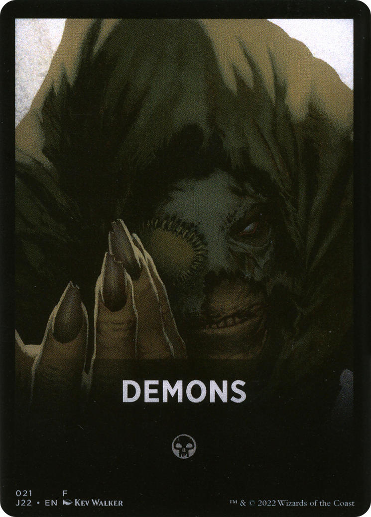 Demons Theme Card [Jumpstart 2022 Front Cards] | Game Grid - Logan