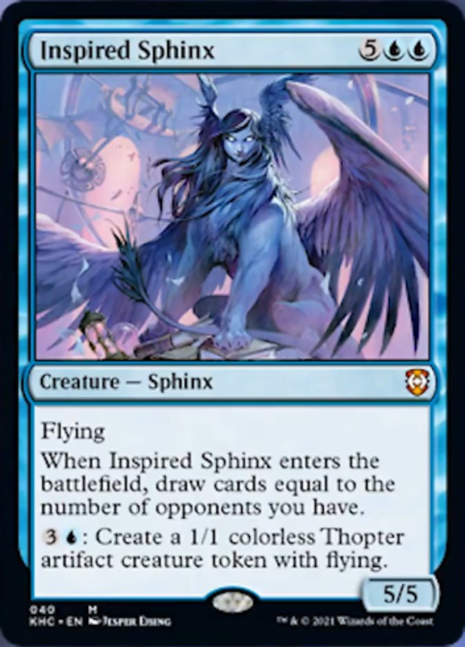 Inspired Sphinx [Kaldheim Commander] | Game Grid - Logan