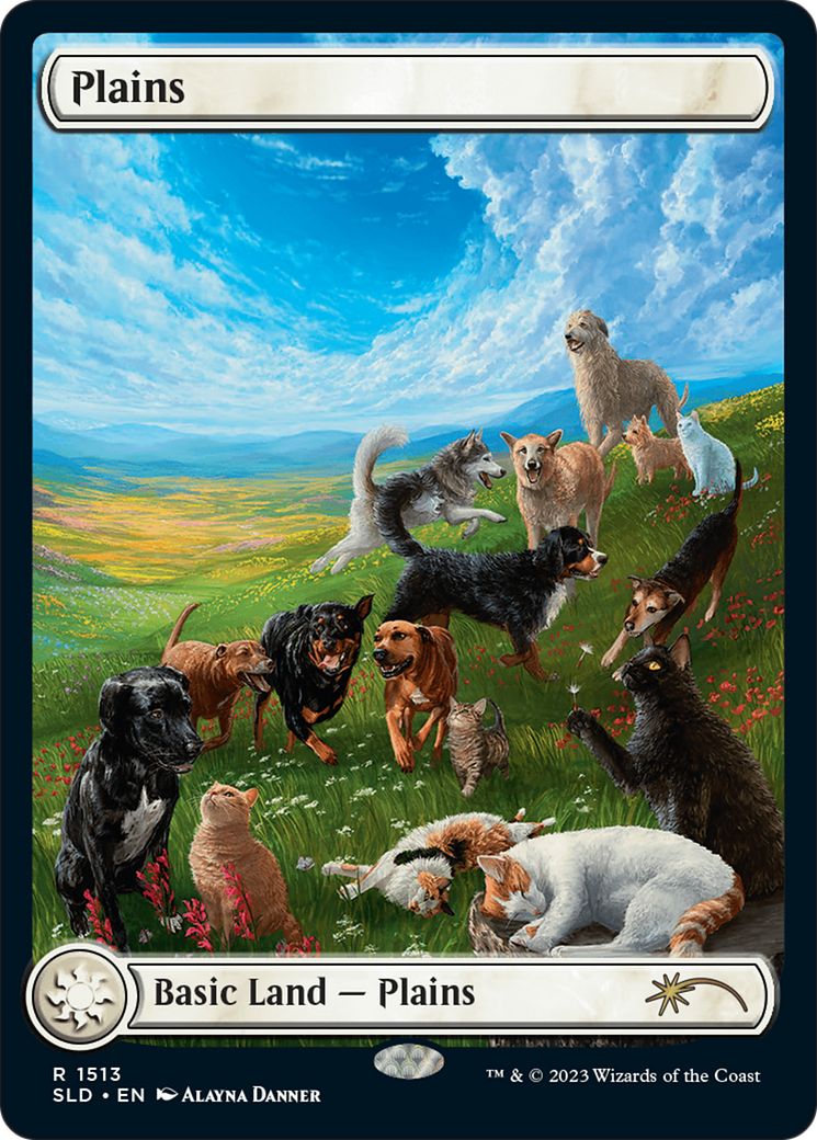 Plains (1513) [Secret Lair Commander Deck: Raining Cats and Dogs] | Game Grid - Logan