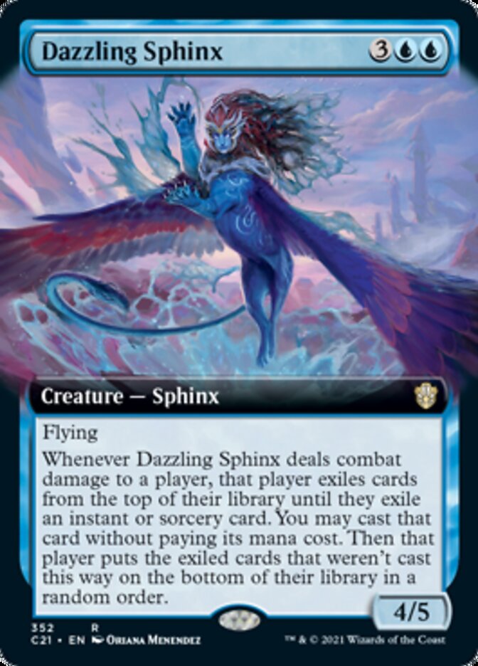 Dazzling Sphinx (Extended Art) [Commander 2021] | Game Grid - Logan