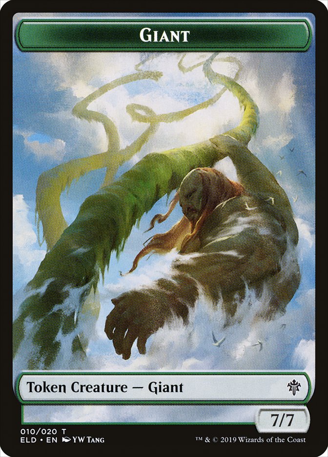 Giant Token [Throne of Eldraine Tokens] | Game Grid - Logan