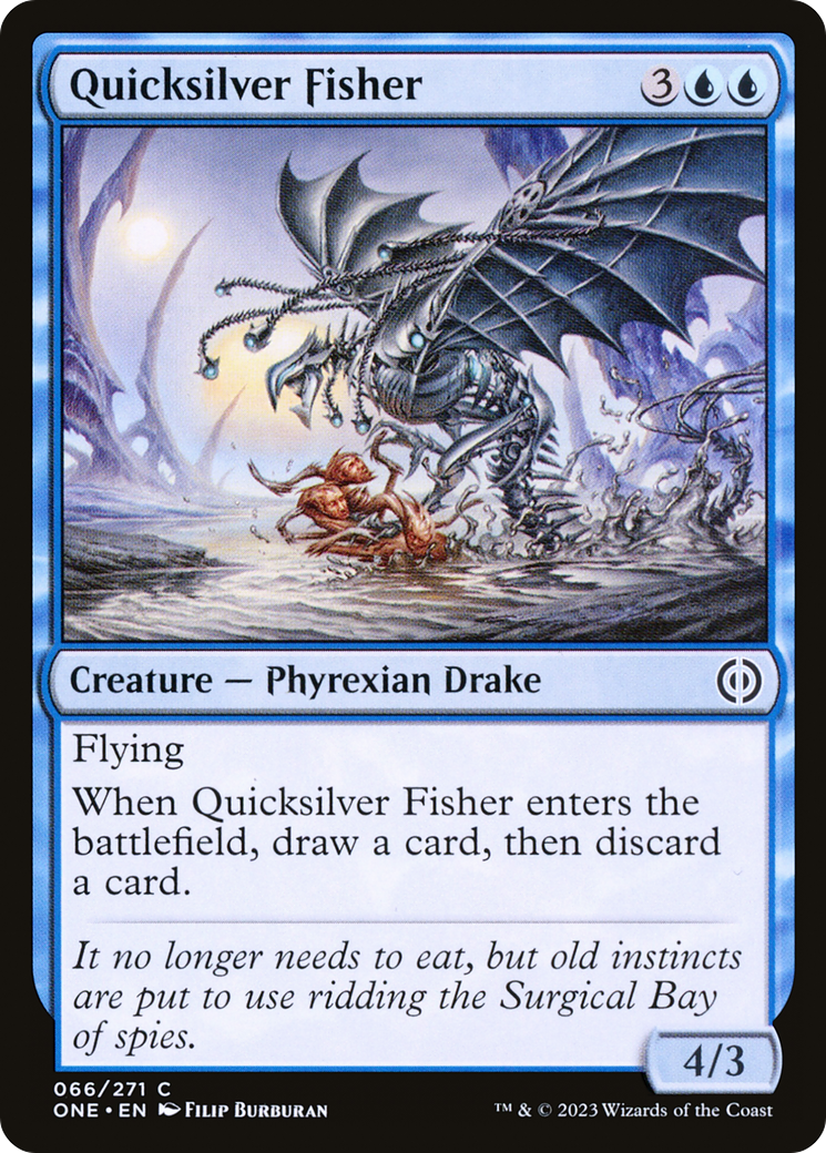 Quicksilver Fisher [Phyrexia: All Will Be One] | Game Grid - Logan