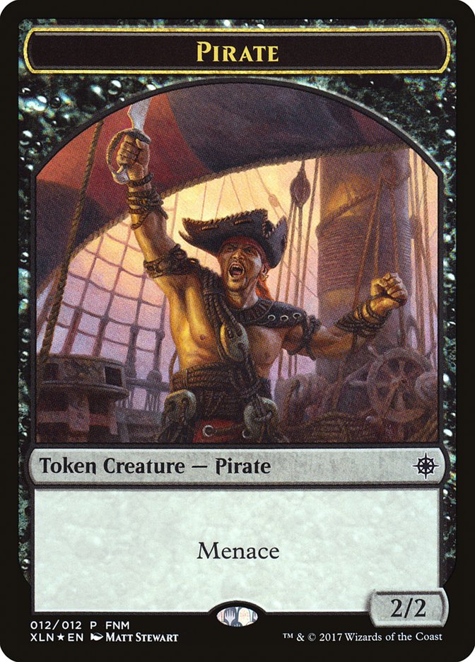 Pirate // Treasure Double-Sided Token [Friday Night Magic 2017] | Game Grid - Logan