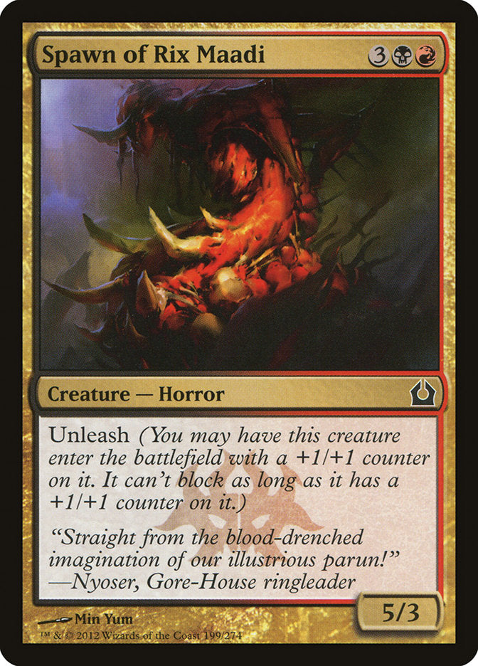 Spawn of Rix Maadi [Return to Ravnica] | Game Grid - Logan