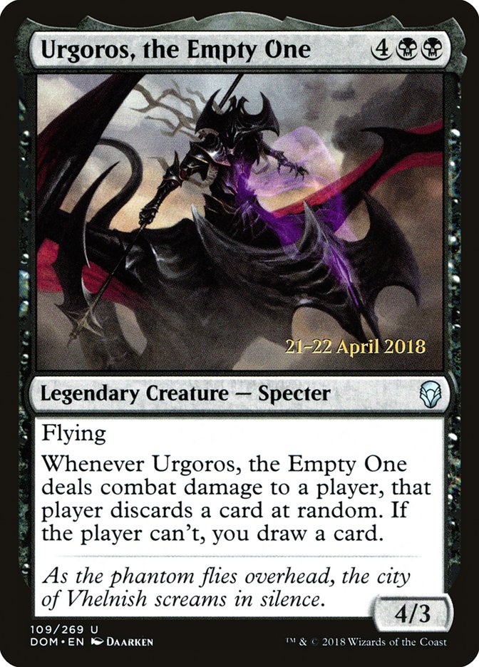 Urgoros, the Empty One [Dominaria Prerelease Promos] | Game Grid - Logan