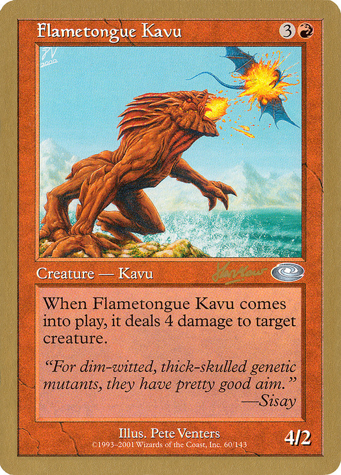 Flametongue Kavu (Sim Han How) [World Championship Decks 2002] | Game Grid - Logan