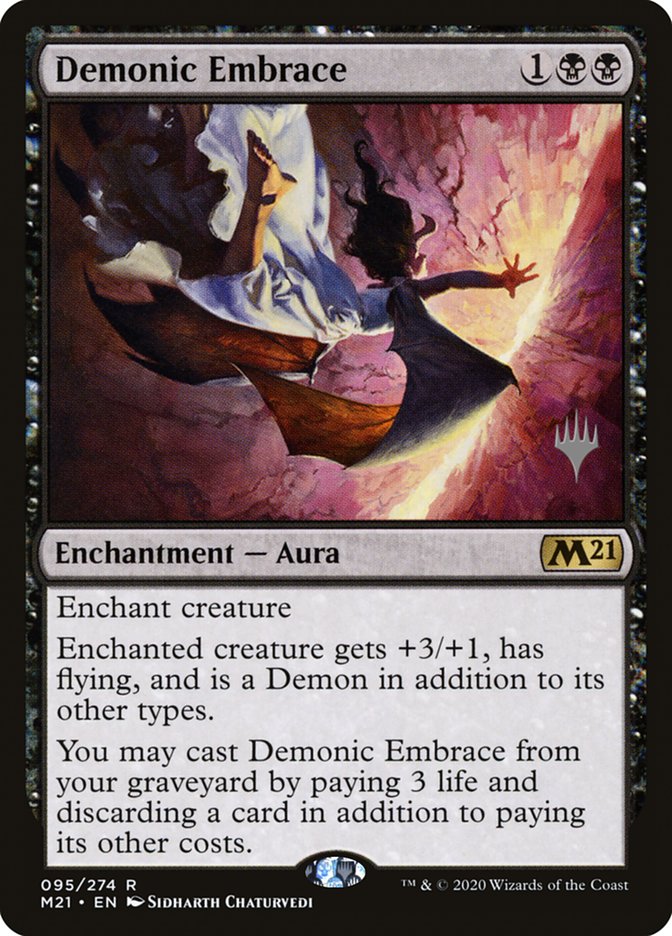 Demonic Embrace (Promo Pack) [Core Set 2021 Promos] | Game Grid - Logan