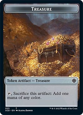 Treasure // Treasure Double-Sided Token [Starter Commander Decks] | Game Grid - Logan