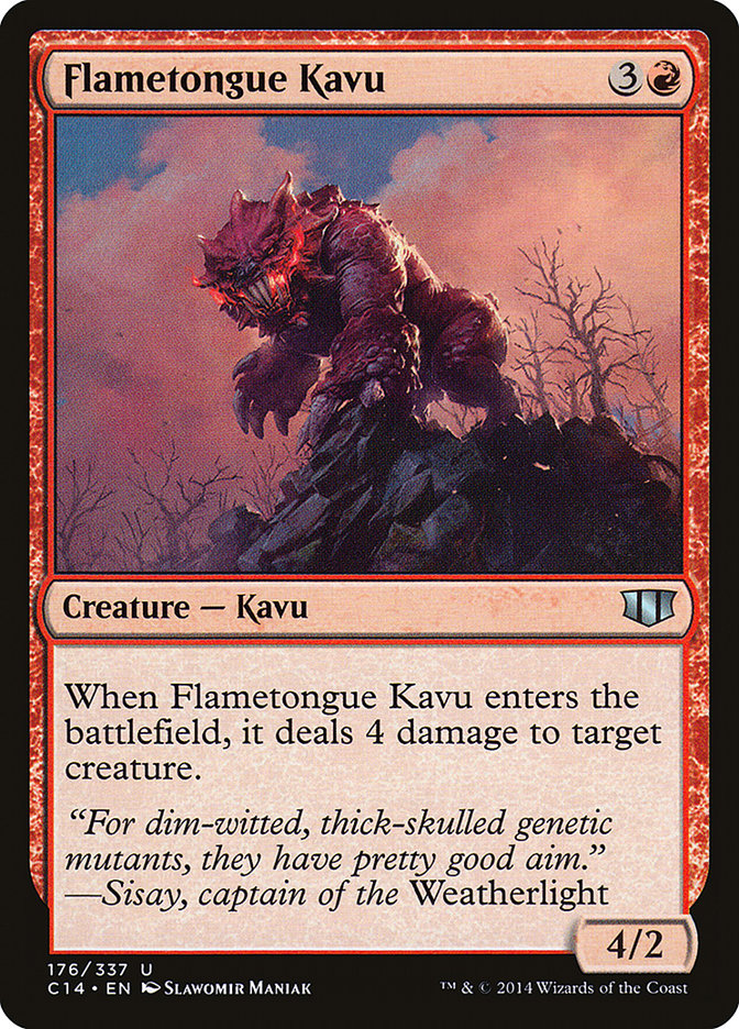 Flametongue Kavu [Commander 2014] | Game Grid - Logan