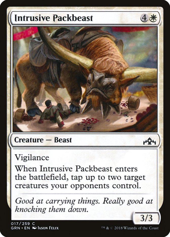 Intrusive Packbeast [Guilds of Ravnica] | Game Grid - Logan