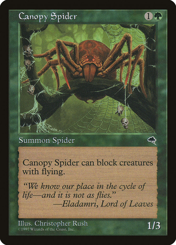Canopy Spider [Tempest] | Game Grid - Logan