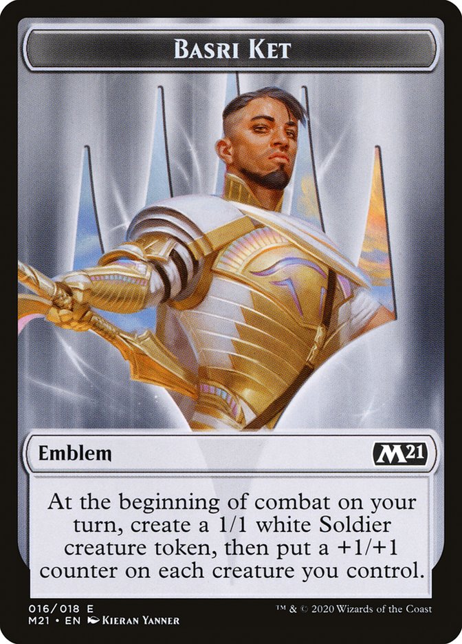 Basri Ket Emblem [Core Set 2021 Tokens] | Game Grid - Logan