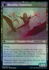 Voldaren Bloodcaster // Bloodbat Summoner [Innistrad: Crimson Vow Prerelease Promos] | Game Grid - Logan