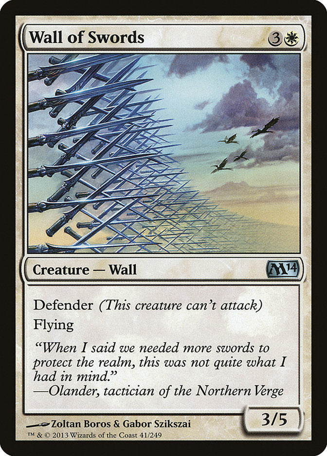 Wall of Swords [Magic 2014] | Game Grid - Logan