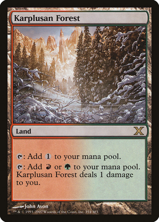 Karplusan Forest [Tenth Edition] | Game Grid - Logan