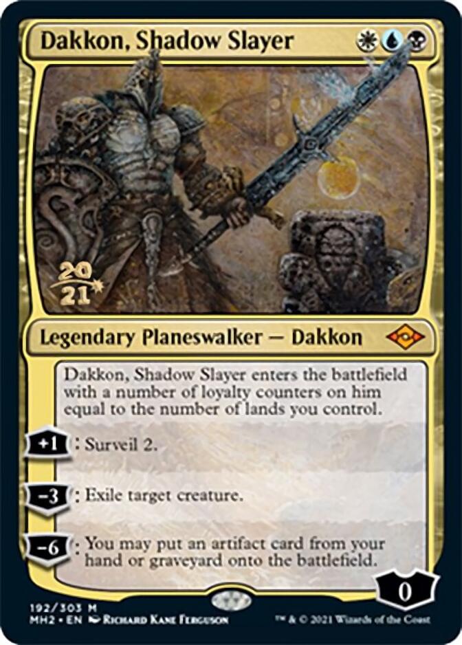 Dakkon, Shadow Slayer [Modern Horizons 2 Prerelease Promos] | Game Grid - Logan