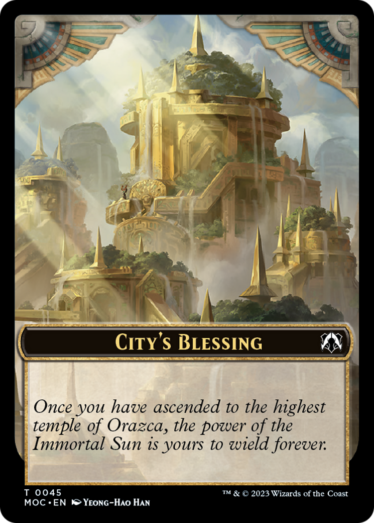 Butterfly // City's Blessing Double-Sided Token [March of the Machine Commander Tokens] | Game Grid - Logan