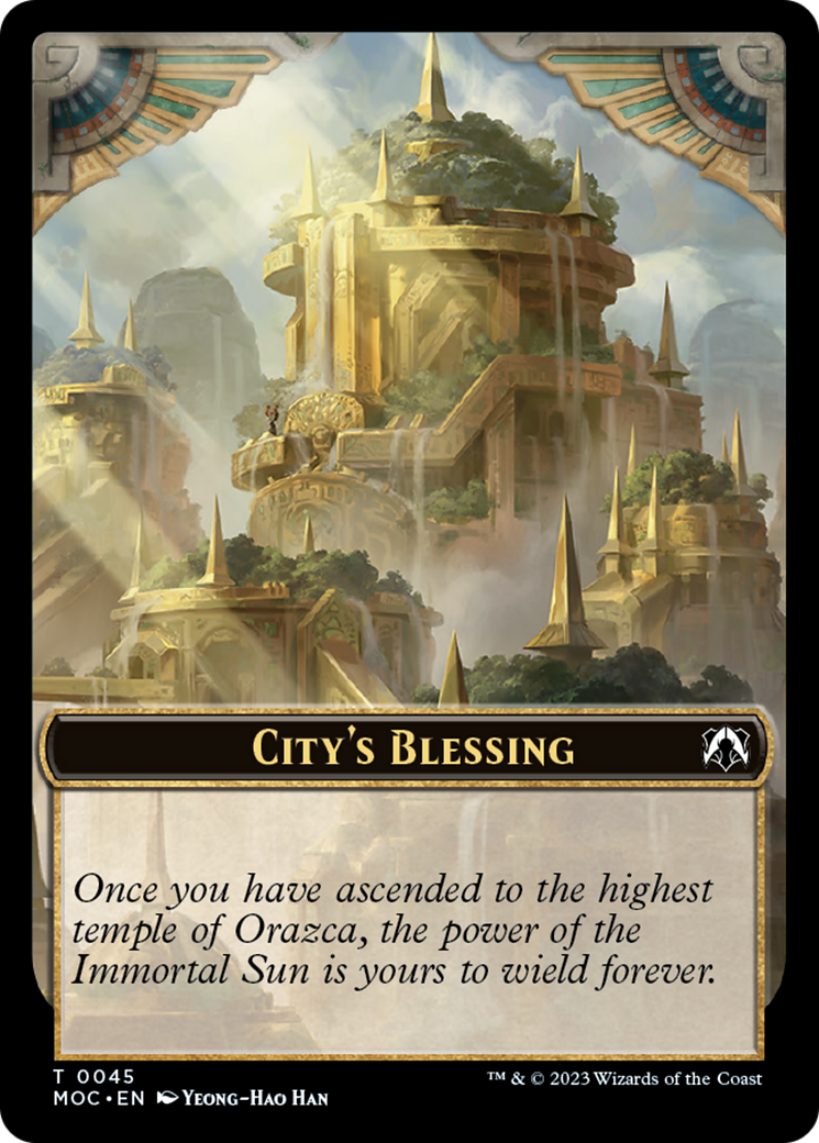 Elephant // City's Blessing Double-Sided Token [March of the Machine Commander Tokens] | Game Grid - Logan