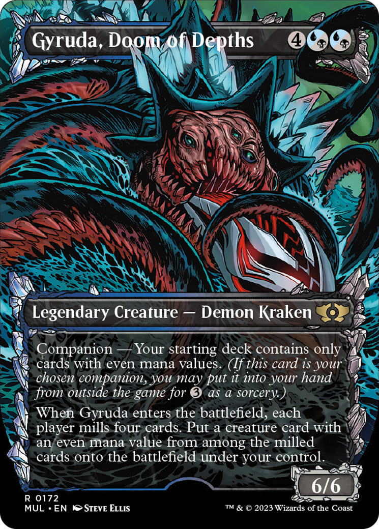 Gyruda, Doom of Depths (Halo Foil) [Multiverse Legends] | Game Grid - Logan