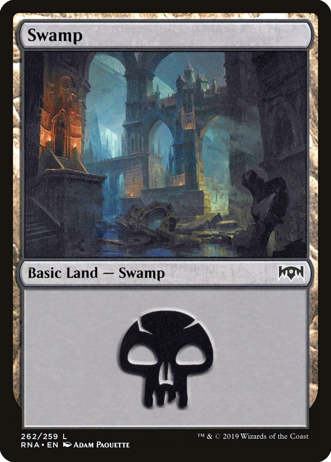 Swamp (262) [Ravnica Allegiance] | Game Grid - Logan