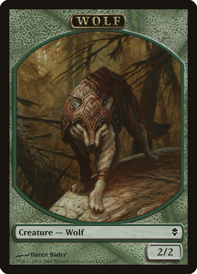 Wolf Token [Zendikar Tokens] | Game Grid - Logan
