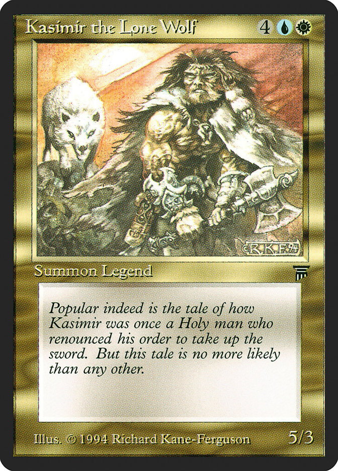 Kasimir the Lone Wolf [Legends] | Game Grid - Logan