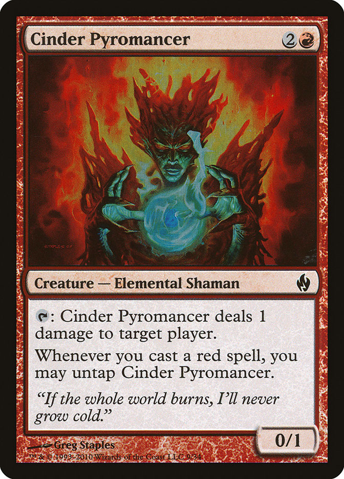 Cinder Pyromancer [Premium Deck Series: Fire and Lightning] | Game Grid - Logan