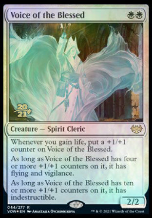 Voice of the Blessed [Innistrad: Crimson Vow Prerelease Promos] | Game Grid - Logan
